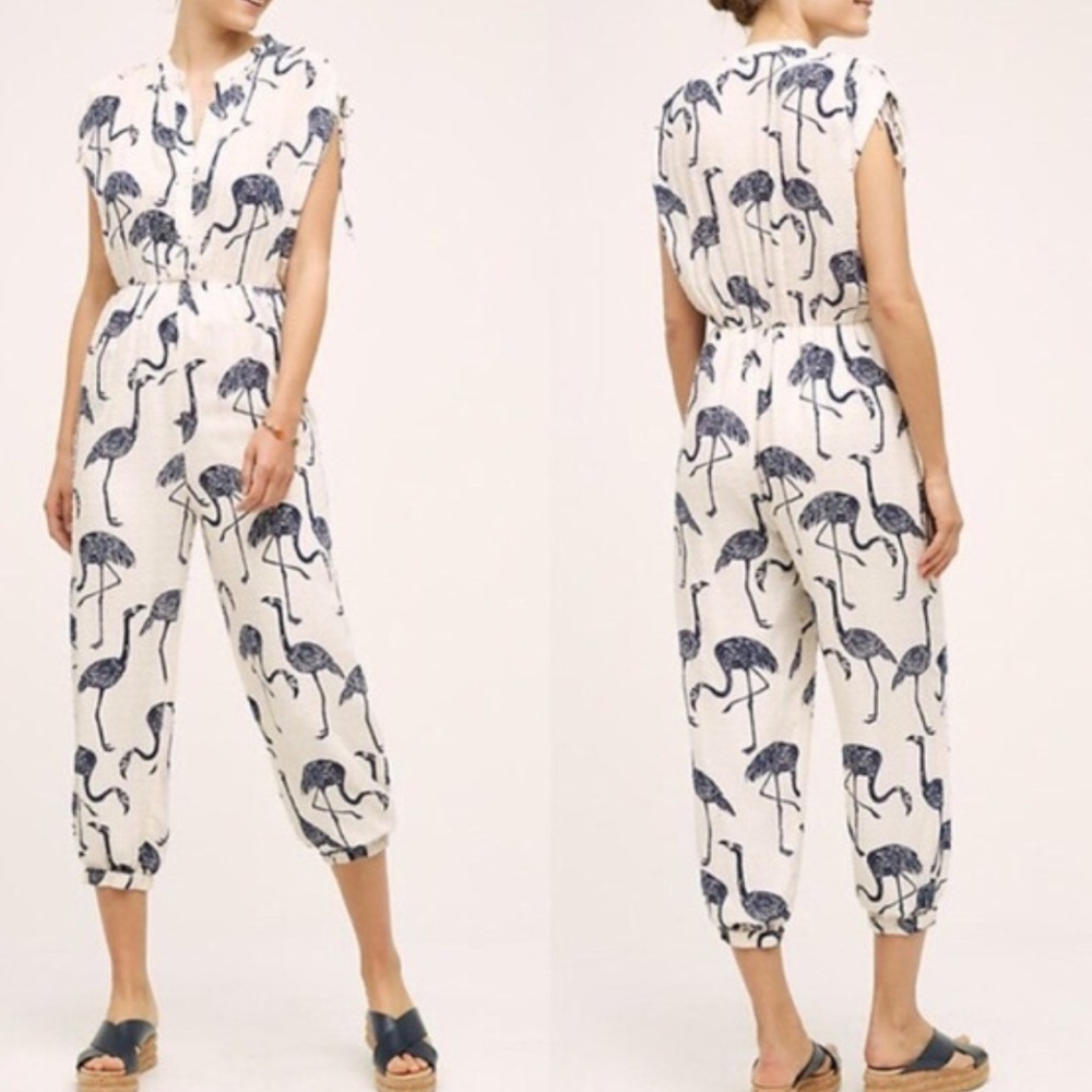 🚨 Last call: Corey Lynn Calter flamingo jumpsuit